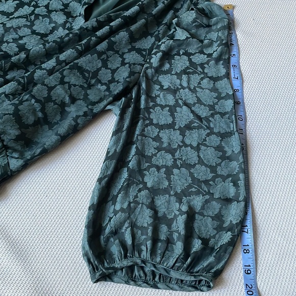 New Banana Republic Factory Green Jaquard Patterned Midi Dress Size XL - Picture 7 of 8